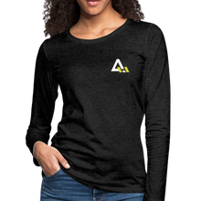 Load image into Gallery viewer, Women&#39;s Premium Long Sleeve T-Shirt - charcoal gray
