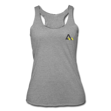 Load image into Gallery viewer, Women’s Tri-Blend Racerback Tank - heather gray
