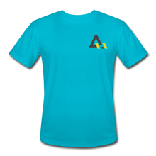 Load image into Gallery viewer, Men’s Moisture Wicking Performance T-Shirt - turquoise
