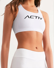Load image into Gallery viewer, Women&#39;s Seamless Activ Sports Bra (White)
