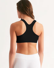 Load image into Gallery viewer, Women&#39;s Seamless Activ Sports Bra (Black)
