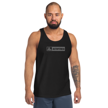 Load image into Gallery viewer, Men&#39;s Black Banner Tank

