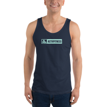 Load image into Gallery viewer, Men&#39;s Navy Banner Tank

