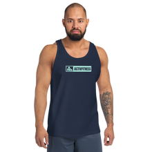 Load image into Gallery viewer, Men&#39;s Navy Banner Tank
