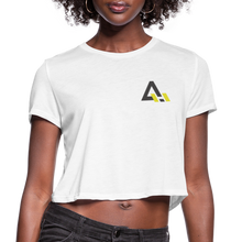 Load image into Gallery viewer, Women&#39;s Cropped T-Shirt - white
