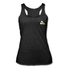 Load image into Gallery viewer, Women’s Tri-Blend Racerback Tank - heather black
