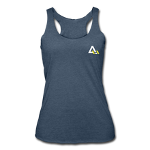 Load image into Gallery viewer, Women’s Tri-Blend Racerback Tank - heather navy
