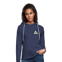 Load image into Gallery viewer, Unisex Lightweight Terry Hoodie - heather navy
