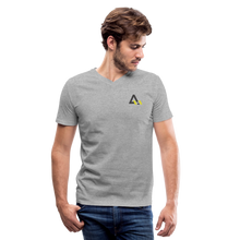 Load image into Gallery viewer, Men&#39;s V-Neck T-Shirt - heather gray
