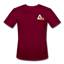 Load image into Gallery viewer, Men’s Moisture Wicking Performance T-Shirt - burgundy
