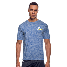 Load image into Gallery viewer, Men’s Moisture Wicking Performance T-Shirt - heather blue
