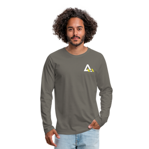 Men's Premium Long Sleeve T-Shirt - asphalt gray