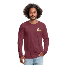 Load image into Gallery viewer, Men&#39;s Premium Long Sleeve T-Shirt - heather burgundy
