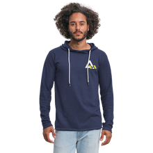 Load image into Gallery viewer, Unisex Lightweight Terry Hoodie - heather navy
