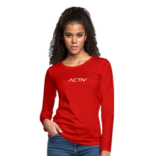 Load image into Gallery viewer, Women&#39;s Premium Long Sleeve T-Shirt - red
