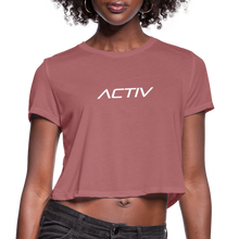 Load image into Gallery viewer, Women&#39;s Cropped T-Shirt - mauve
