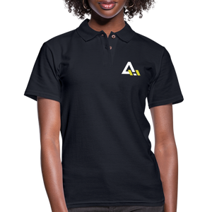 Women's Pique Polo Shirt - midnight navy