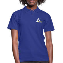 Load image into Gallery viewer, Women&#39;s Pique Polo Shirt - royal blue
