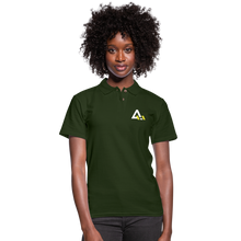Load image into Gallery viewer, Women&#39;s Pique Polo Shirt - forest green
