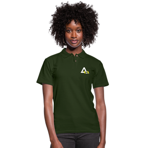 Women's Pique Polo Shirt - forest green
