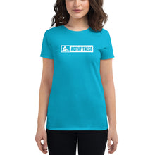 Load image into Gallery viewer, Women&#39;s Blue Banner T-Shirt
