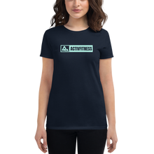 Load image into Gallery viewer, Women&#39;s Navy Banner T-Shirt
