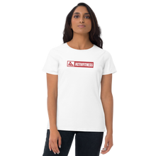 Load image into Gallery viewer, Women&#39;s White Banner T-Shirt
