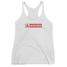 Load image into Gallery viewer, Women&#39;s White Banner Tank
